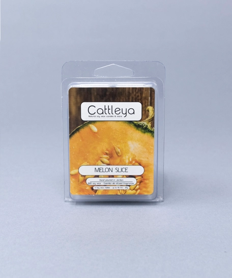 Soy Wax Cubes Scented with A Refreshing Melon Slice Scent