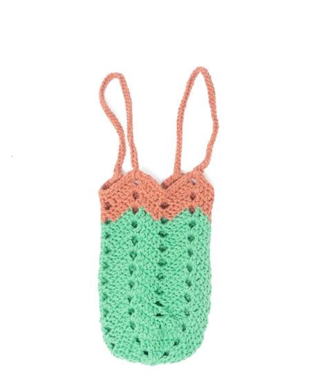 Macrame Water Bottle Holder - Available in 2 Colors - Orange