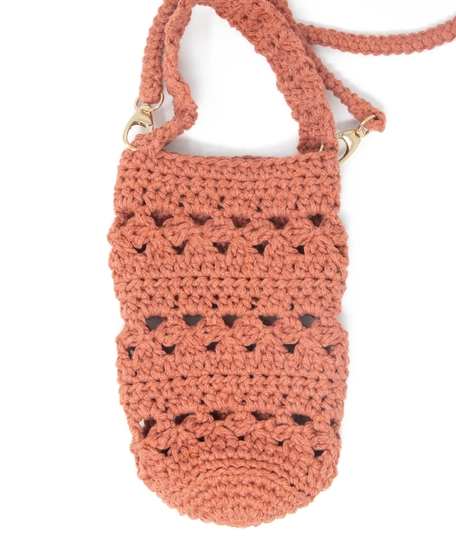 Macrame Water Bottle Holder - Available in 2 Colors - Orange