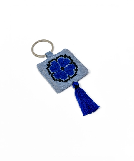 Heritage Keychain with Hand Embroidery - Available in Several Colors ...