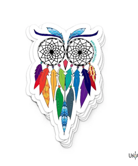 Owl Stickers - Notebook - Laptop Stickers with A Modern Design