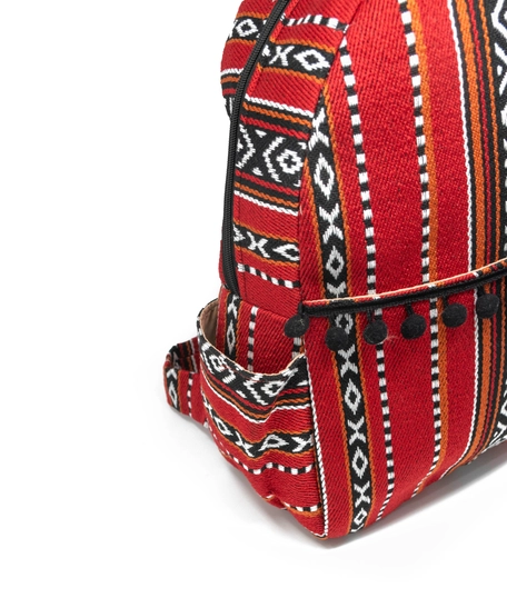 Stylish Sadu Backpack in Bedouin Style - Available in Two Colors - Turquoise