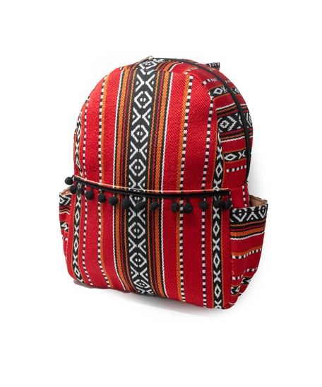 Stylish Sadu Backpack in Bedouin Style - Available in Two Colors - Turquoise