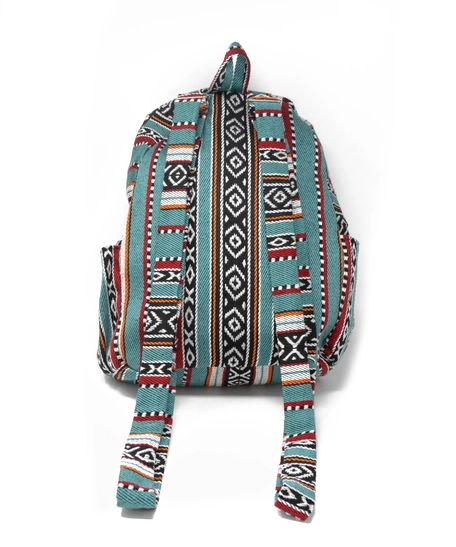 Stylish Sadu Backpack in Bedouin Style - Available in Two Colors - Turquoise