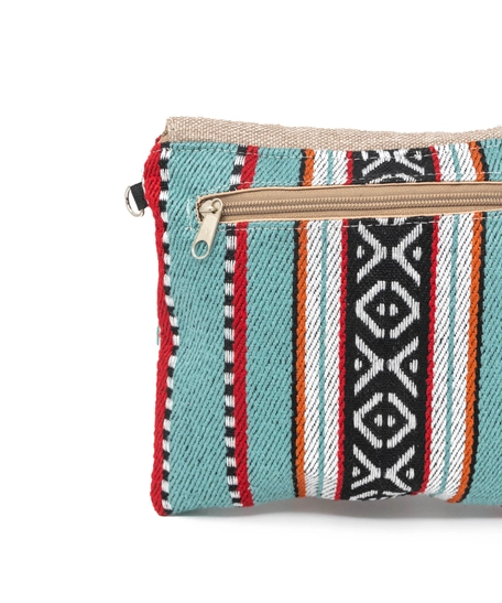 Handmade Sadu Crossbody Bag in Bedouin Style - Available in Two Colors  - Red