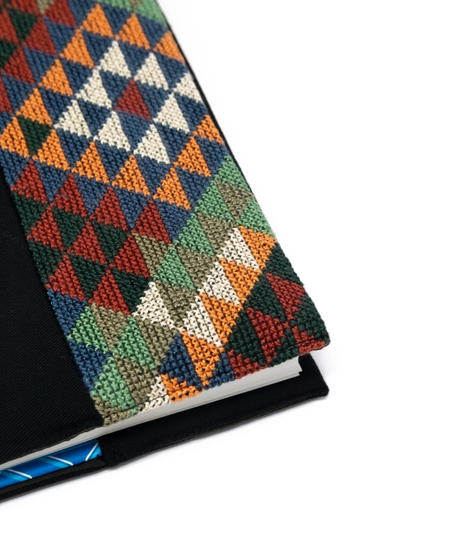 Palestinian Embroidery Notebook with a Fabric Cover