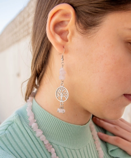 Set of necklace and earring, Bracelet ( Tree of life )  