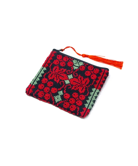 Hand-Embroidered Fabric Wallet - Several Designs - MIXING COLORS