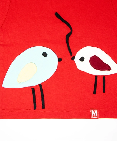 Handmade Red Kids T-shirt