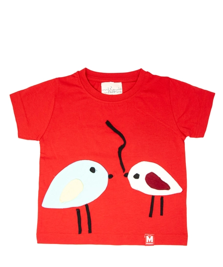 Handmade Red Kids T-shirt