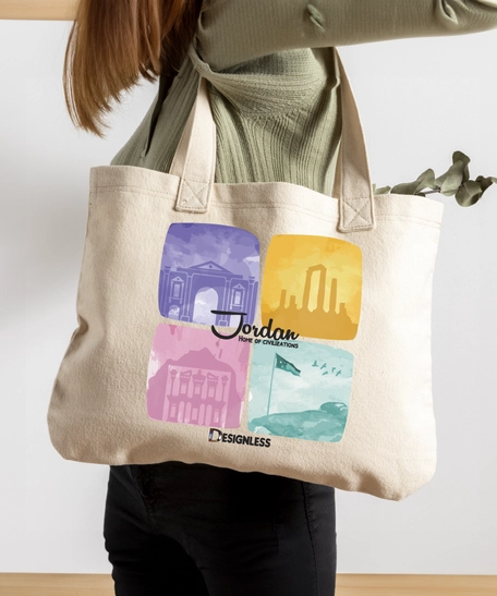 Handmade Jordanian Tote Bag - Carry a Piece of Heritage Wherever You Go