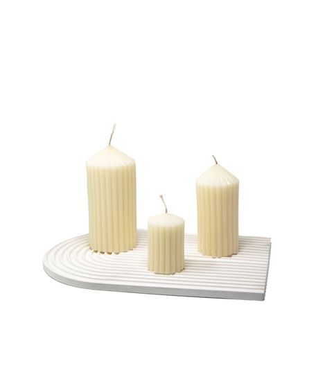 Set of 3 Handmade Candles - Illuminate Your Home with Warmth and Style