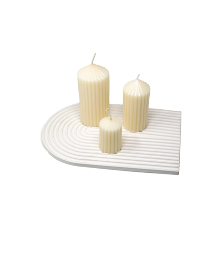 Set of 3 Handmade Candles - Illuminate Your Home with Warmth and Style