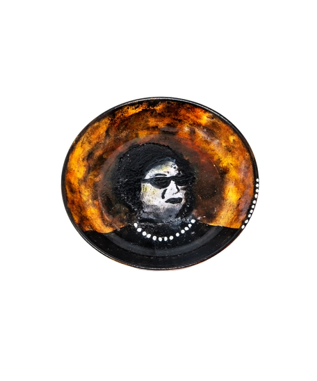 Oum Kalthoum Porcelain Plate - Handcrafted with Love and Precision