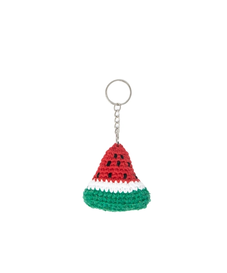 Handmade Keychains in Unique Shapes to Add a Touch of Whimsy to Your Keys - Key chain Pink and Green