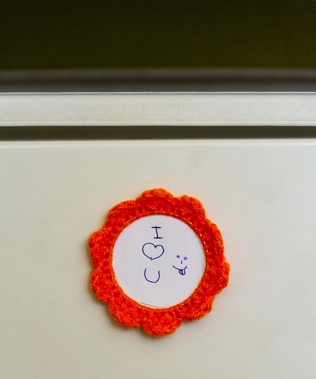 Crochet Magnet Set: Six Pieces