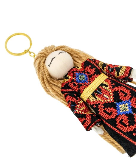 Handmade Keychain Red Dress with Elegant Design and High Quality