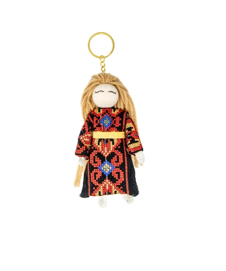 Handmade Keychain Red Dress with Elegant Design and High Quality