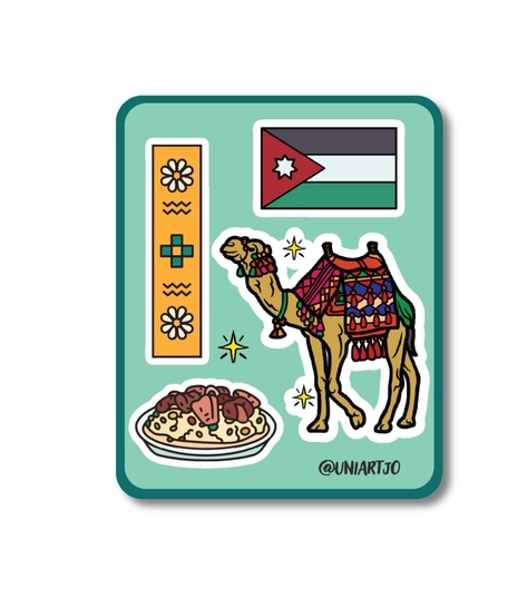  Jordanian Culture Sticker Pack