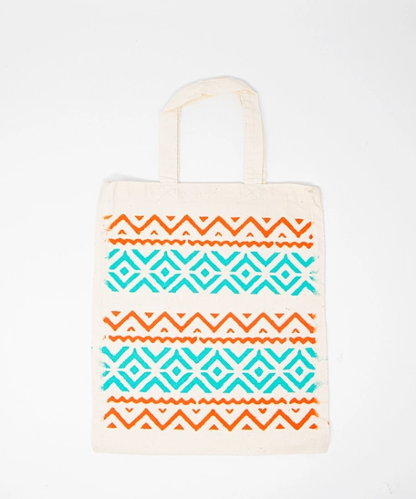 Luxury Mini Tote Bag – Traditional Arabic Pattern