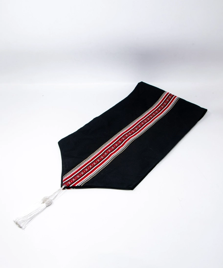 Exquisitely Machine-Embroidered Tablecloth – Available in Beige & Black - Green & White