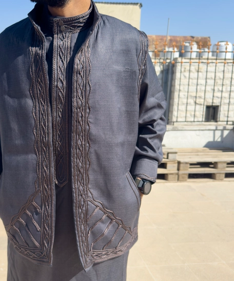 embroidered vest