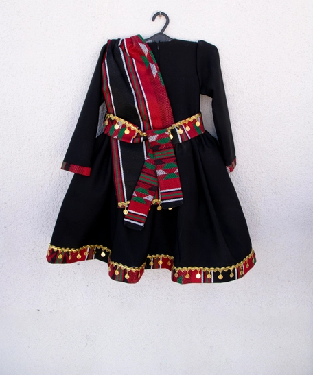 Dress Inspired by Authentic Jordanian Sadu Heritage