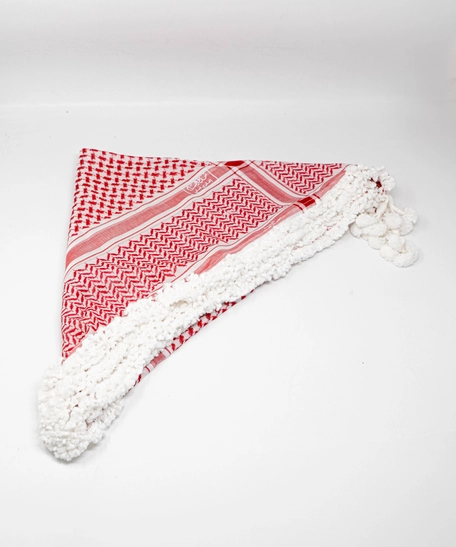 شماغ مهدب أردني ملوكي – لمسة من الأناقة الملكية