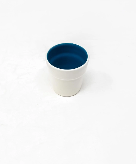 Blue + White Cup Set