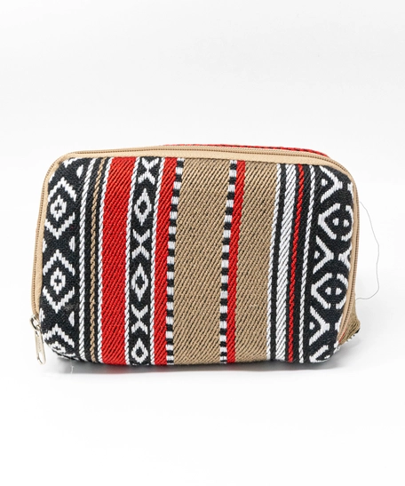 Heritage Sadu Fabric Bags – Authenticity with Protection - Heritage Bag – Beige with Multicolor Accents