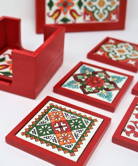 Red Table Set 