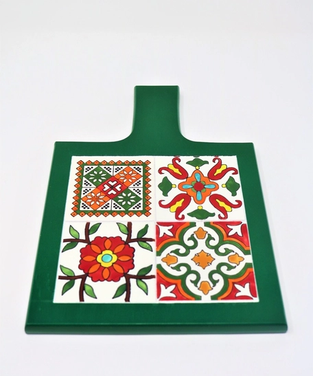 Tiles Serving Trivet - Multiple Colors - Brown