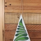 ديكور حائط خشبي - نجمة برسم شجرة عيد الميلاد 