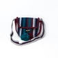 Colorful Cross Body Bag - Multiple Designs - Burgundy