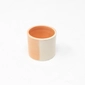 Peach and Beige Cup Set