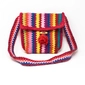 Small Hand Woven Cross Body Bag - Red