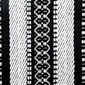 Embroidered Sadu Clutch Bag - Multi Colors - Black & White