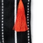 Embroidered Sadu Clutch Bag - Multi Colors - Black & White