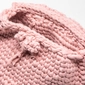 Small Knitted Pink Backpack