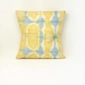 Hand dyed pillow (Yellow & Blue)