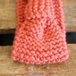 Knitted Headband - Orange