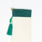  Embroidered Geometric Sunglasses Case in Green 