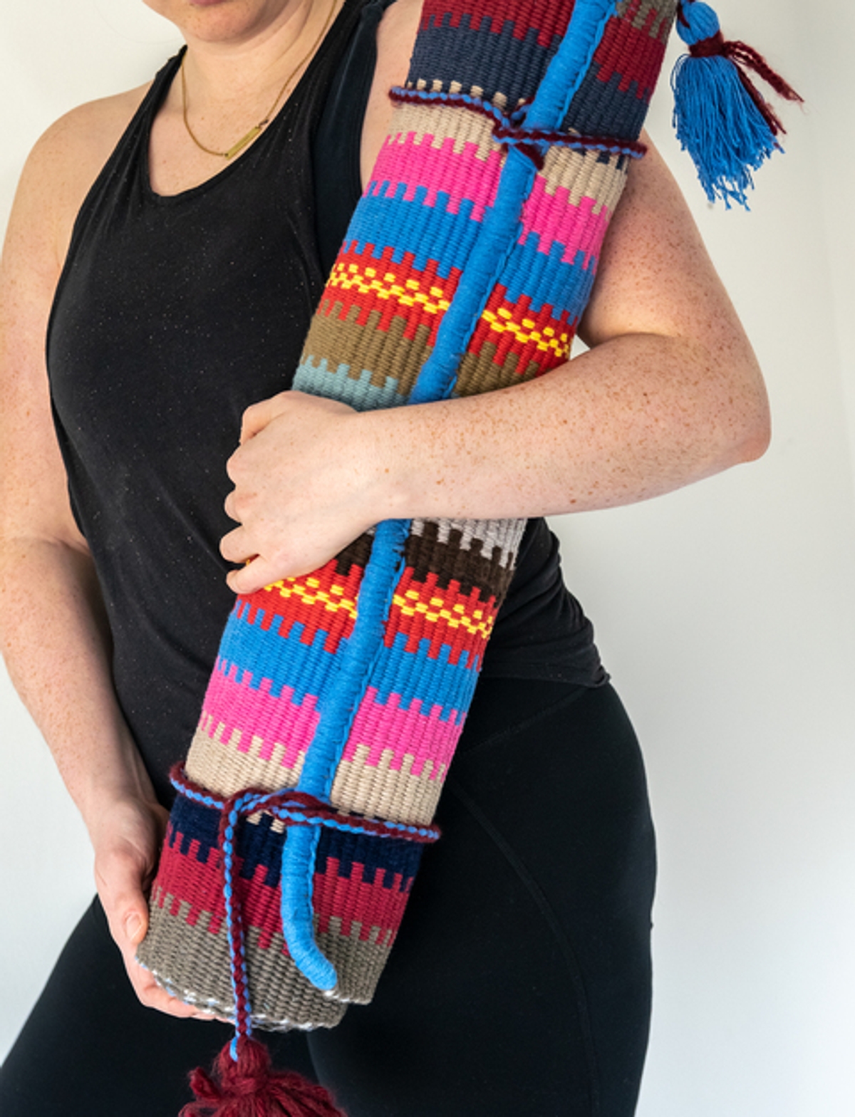 Hand Woven Yoga Mat Souq Fann