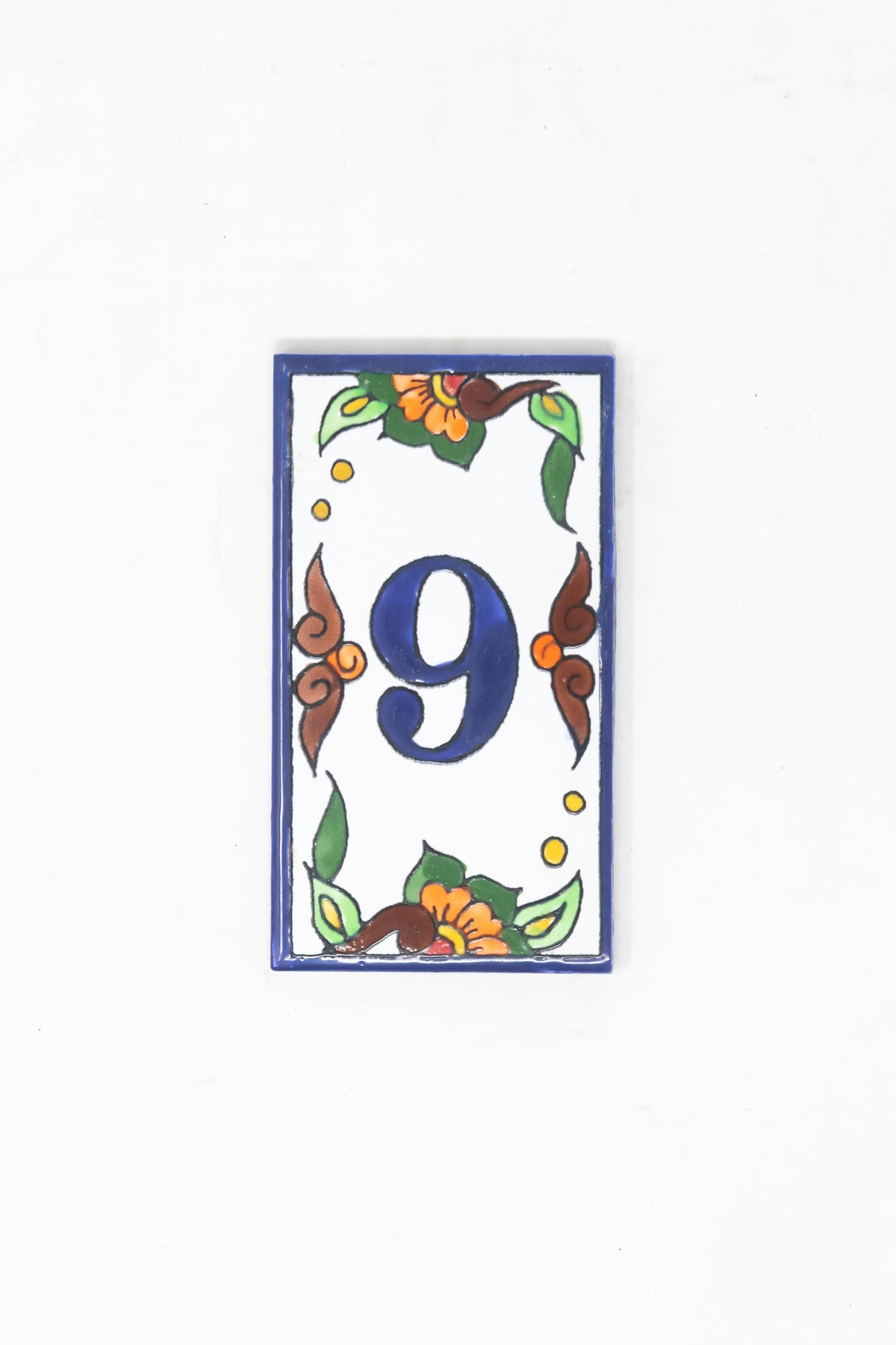 Handmade Ceramic House Number Tiles (1 piece) Souq Fann