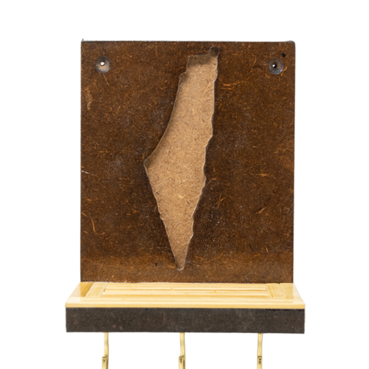 Handmade Wooden Key Hanger With Palestinian Map Design Souq Fann 