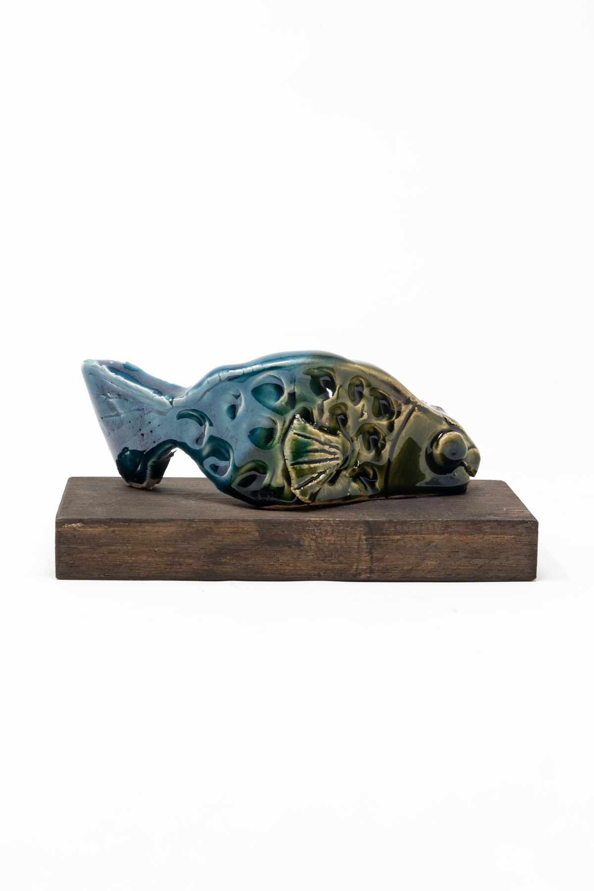 Horizontal Petra Fish Statuette - Souq Fann