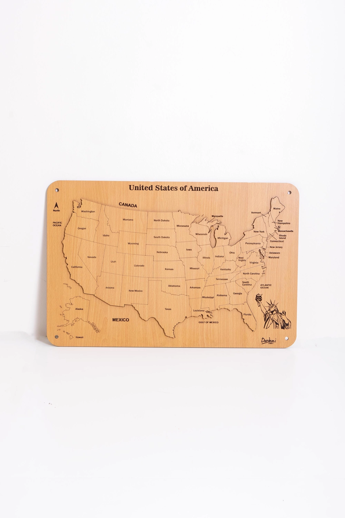 United States Map Wall Decor Souq Fann