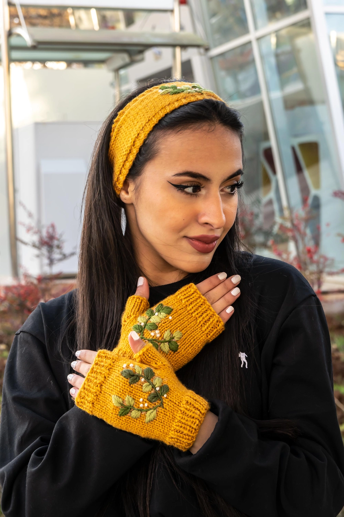 Headband & Mittens Set Souq Fann